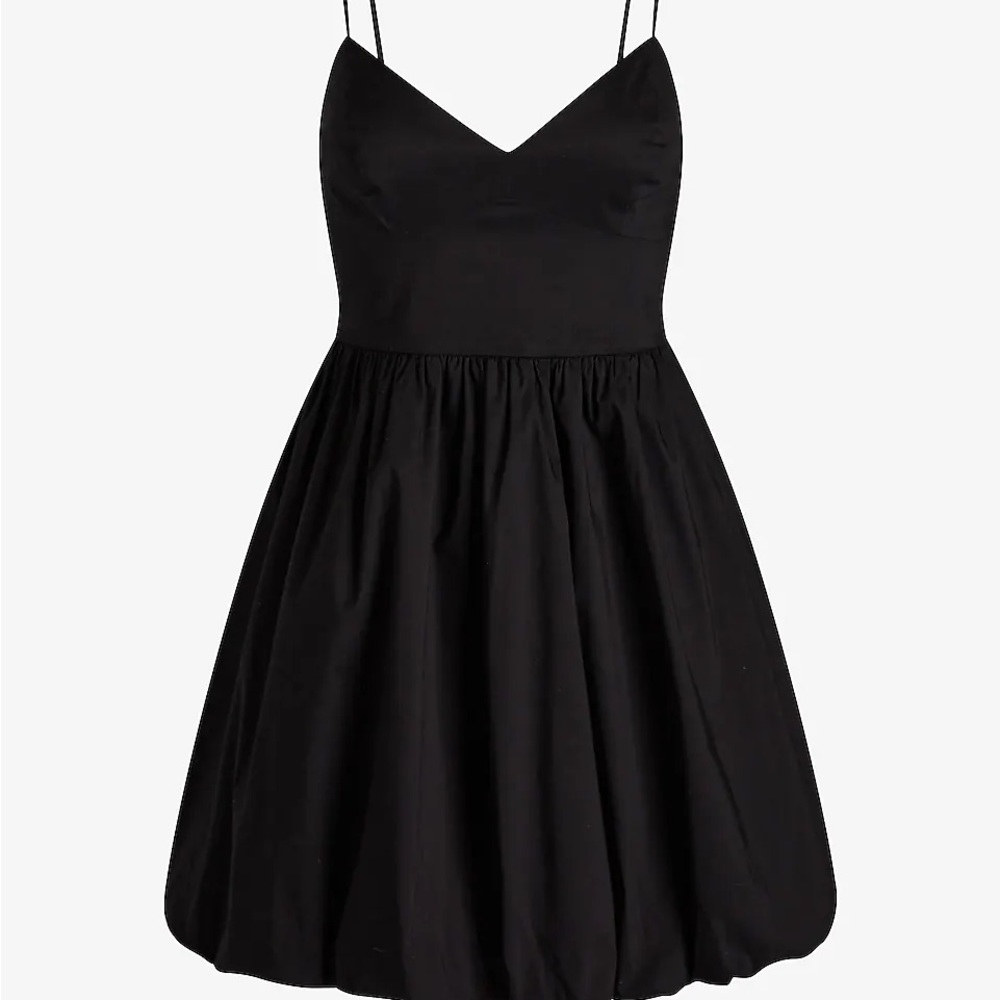 V-Neck Poplin Mini Bubble Dress 💗💕🎀 Express